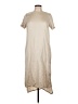 Mod Ref 100% Polyester Tan Casual Dress Size L - photo 1