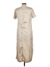 Mod Ref 100% Polyester Tan Casual Dress Size L - photo 2
