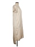 Mod Ref 100% Polyester Tan Casual Dress Size L - photo 4