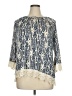 Style&Co Blue 3/4 Sleeve Blouse Size XL - photo 1