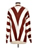 Unbranded 100% Acrylic Stripes Burgundy Pullover Sweater Size M - photo 2
