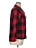 Eye Candy 100% Polyester Plaid Burgundy 3/4 Sleeve Blouse Size 1X - photo 4