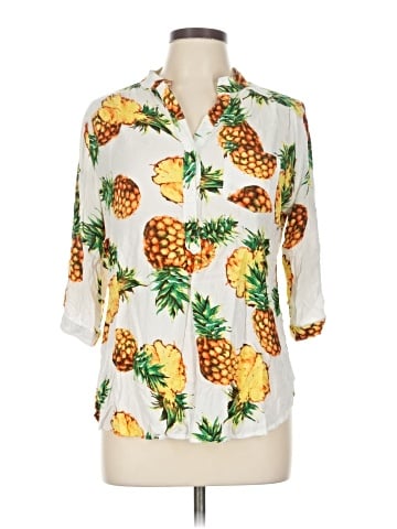 Cals 3/4 Sleeve Blouse (view 1)