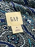 Gap 100% Rayon Paisley Blue Casual Dress Size S - photo 7