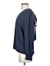 Ann Taylor LOFT 100% Polyester Blue Long Sleeve Blouse Size S - photo 5