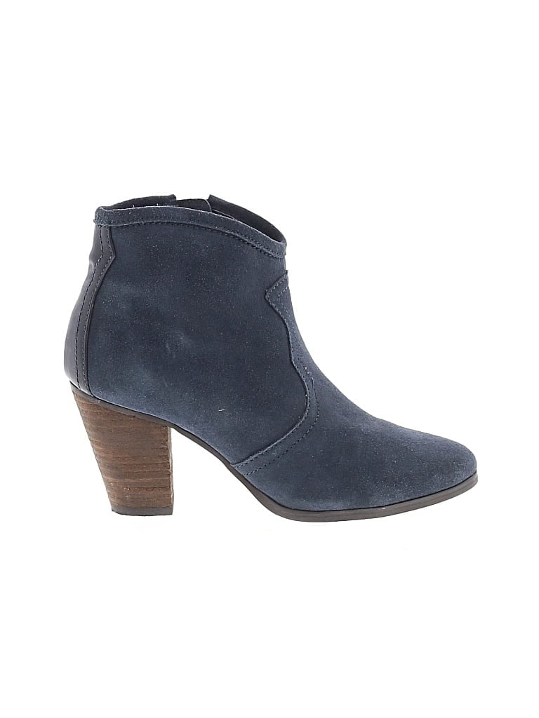 Pre-owned Chelsea Crew Ankle Boots In Blue