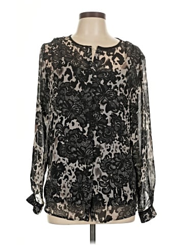 Daisy Fuentes Long Sleeve Blouse (view 1)
