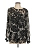 Daisy Fuentes 100% Polyester Black Long Sleeve Blouse Size L - photo 1