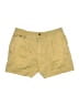 AE77 100% Cotton Solid Yellow Khaki Shorts Size 31 waist - photo 1
