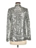 Esley 100% Polyester Silver Cardigan Size M - photo 2