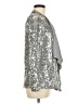 Esley 100% Polyester Silver Cardigan Size M - photo 4
