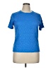 Simply Vera Vera Wang Tweed Blue Active T-Shirt Size XL - photo 1