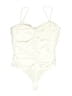Express Solid Ivory One Piece Swimsuit Size XL - photo 2