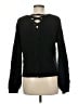 Derek Heart 100% Acrylic Chevron-herringbone Black Pullover Sweater Size M - photo 2