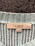 Ann Taylor LOFT 100% Cotton Blue Pullover Sweater Size XXS - photo 7