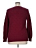 Cable & Gauge Polka Dots Burgundy Pullover Sweater Size XL - photo 2