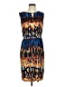 Ellen Tracy Print Blue Cocktail Dress Size 4 - photo 1