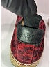 Saint Laurent Animal Print Burgundy Red Flats Size EU 37 - photo 4