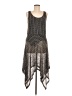 Chico's Chevron-herringbone Gray Cocktail Dress Size Med (1) - photo 1