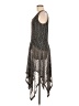 Chico's Chevron-herringbone Gray Cocktail Dress Size Med (1) - photo 5