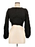 Current Air Black Long Sleeve Blouse Size S - photo 1