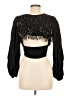 Current Air Black Long Sleeve Blouse Size S - photo 2