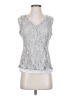 Nic + Zoe Gray Sleeveless Blouse Size S - photo 1