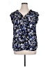 Elle 100% Polyester Blue Sleeveless Blouse Size XL - photo 1