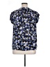 Elle 100% Polyester Blue Sleeveless Blouse Size XL - photo 2
