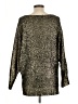 Alberto Makali Metallic Gold Pullover Sweater Size L - photo 2