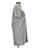 Zara Solid Gray Casual Dress Size M - photo 4