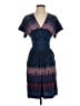 BCBGMAXAZRIA Chevron-herringbone Blue Casual Dress Size XS - photo 1