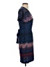 BCBGMAXAZRIA Chevron-herringbone Blue Casual Dress Size XS - photo 4