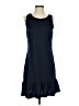 Elorie Solid Blue Casual Dress Size S - photo 1