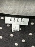 Elle Polka Dots Black Cocktail Dress Size L - photo 7