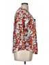 Assorted Brands 100% Rayon Red Orange 3/4 Sleeve Blouse Size XL (estimated) - photo 4