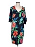 Ruby Rd. Tropical Blue Casual Dress Size L - photo 1