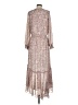 1.State 100% Polyester Paisley Brown Casual Dress Size S - photo 2