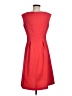 Kasper 100% Polyester Solid Red Cocktail Dress Size 6 - photo 2