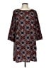 Old Navy 100% Polyester Print Blue Casual Dress Size L - photo 1