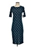 Lularoe Polka Dots Teal Casual Dress Size XS - photo 1