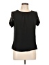 iris 100% Polyester Black Short Sleeve Blouse Size L - photo 1