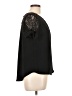 iris 100% Polyester Black Short Sleeve Blouse Size L - photo 4