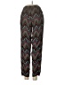 Sans Souci 100% Polyester Chevron-herringbone Black Casual Pants Size M - photo 2