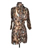 WNTRMSE Paisley Brown Cocktail Dress Size 6 - photo 1