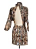 WNTRMSE Paisley Brown Cocktail Dress Size 6 - photo 2