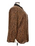 Assorted Brands 100% Polyester Animal Print Brown Long Sleeve Blouse Size 22W - photo 4
