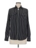 MICHAEL Michael Kors 100% Polyester Stripes Black Long Sleeve Blouse Size M - photo 1