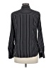 MICHAEL Michael Kors 100% Polyester Stripes Black Long Sleeve Blouse Size M - photo 2