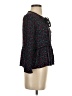 Ann Taylor LOFT Black 3/4 Sleeve Blouse Size S - photo 4
